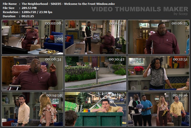 The Neighborhood - S06E05 - Welcome to the Front Window.mkv