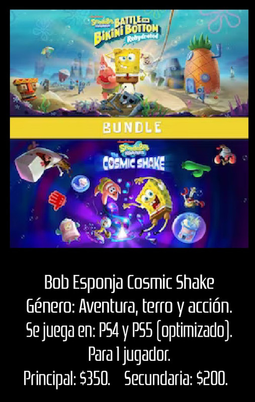Bob Esponja Cosmic Shake