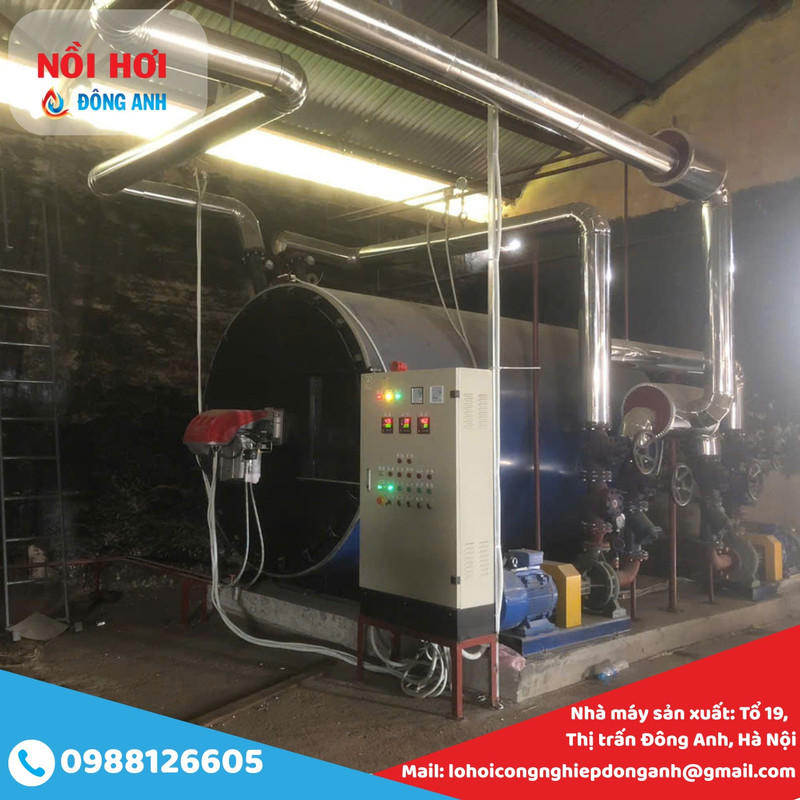 lò gia nhiệt dầu đốt dầu