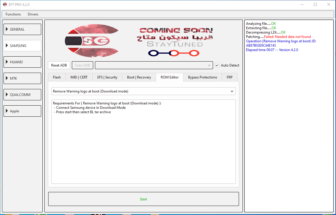 can not remove bootloader logo a325f - GSM-Forum