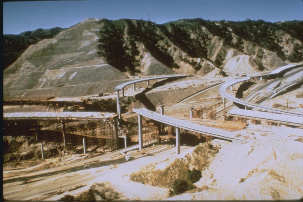 The 5/14 Interchange collapsed in the 1971 Sylmar earthquake.