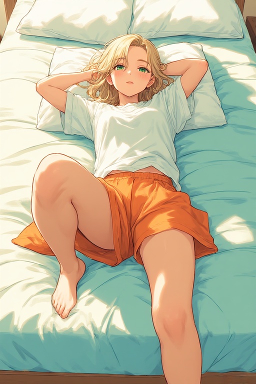 She-is-laying-down-on-a-bed-sp-19