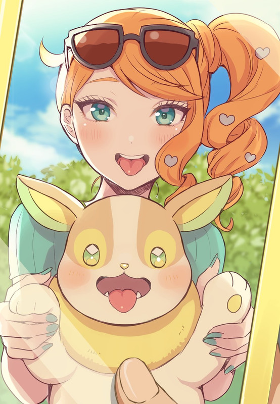 sonia-and-yamper-pokemon-and-2-more-draw