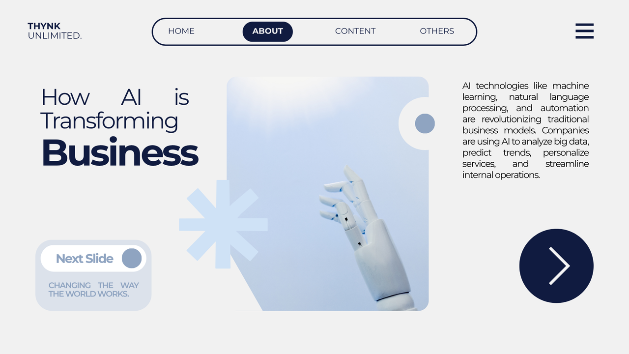 Blue and White Modern Digital Privacy Presentation