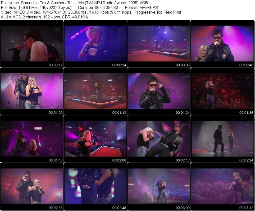 Samantha Fox & Gunther - Touch Me (TV4 NRJ Radio Awards 2005).VOB_tn