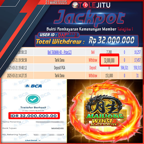 jackpot-slot-modal-receh-main-di-pragmatic-play-mahjong-wins-3---black-scatter-wd-rp-32000000---dibayar-lunas-09-23-54-2025-03-21
