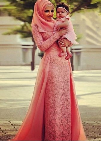 Длинные платья с длинными рукавами исламские. Фото, новинки моделей