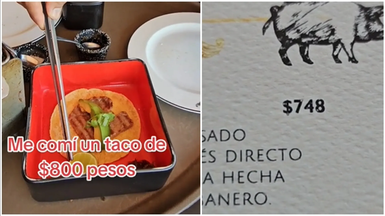 Restaurante de la CDMX se vuelve viral por vender un taco en casi 800 pesos