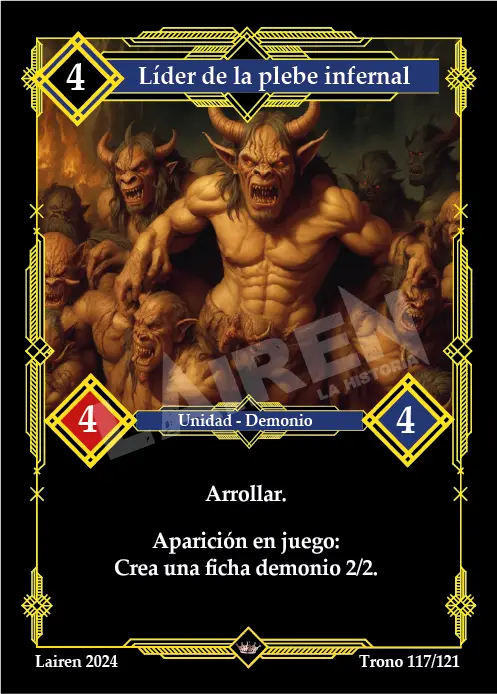 LIDER DE LA PLEBE INFERNAL