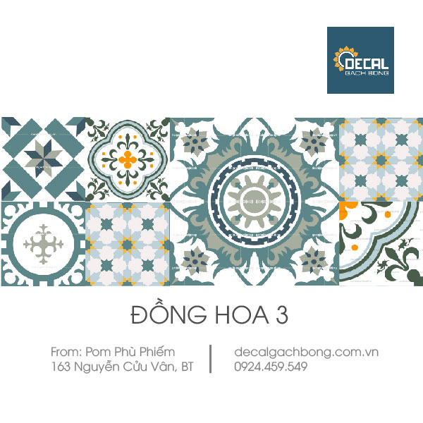 Decal gạch bông - giải pháp trang trí cho người bận rộn - 1