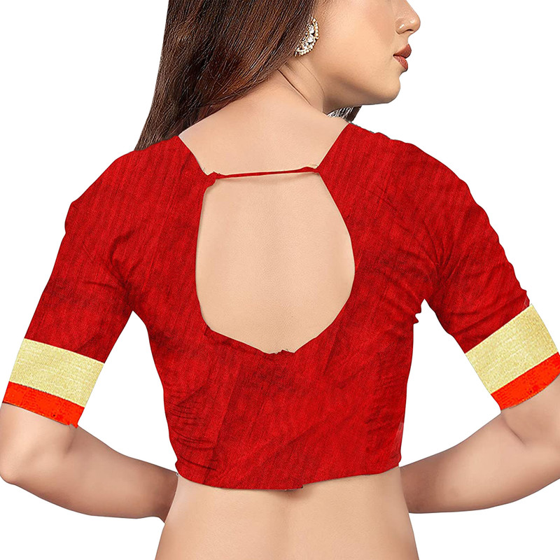 Saree de red con volantes con blusa pieza con volantes ropa de fiesta étnico sari para mujer - Imagen 21 de 21