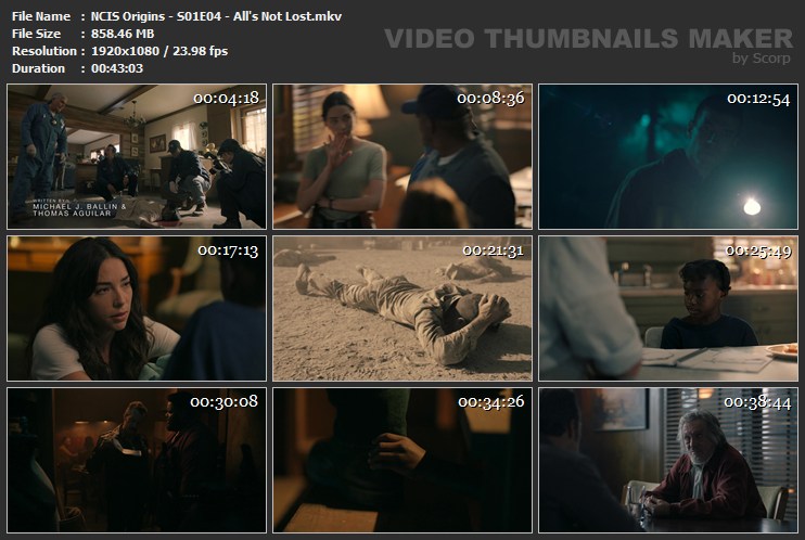 NCIS Origins - S01E04 - All's Not Lost.mkv