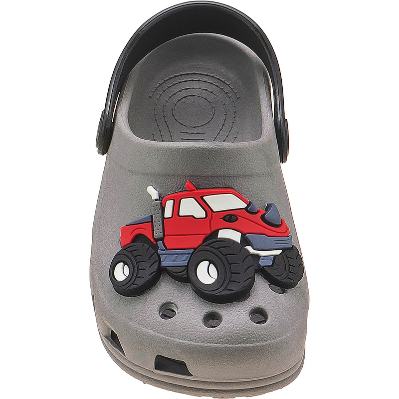 Sandália Pick Up Cinza/Preto