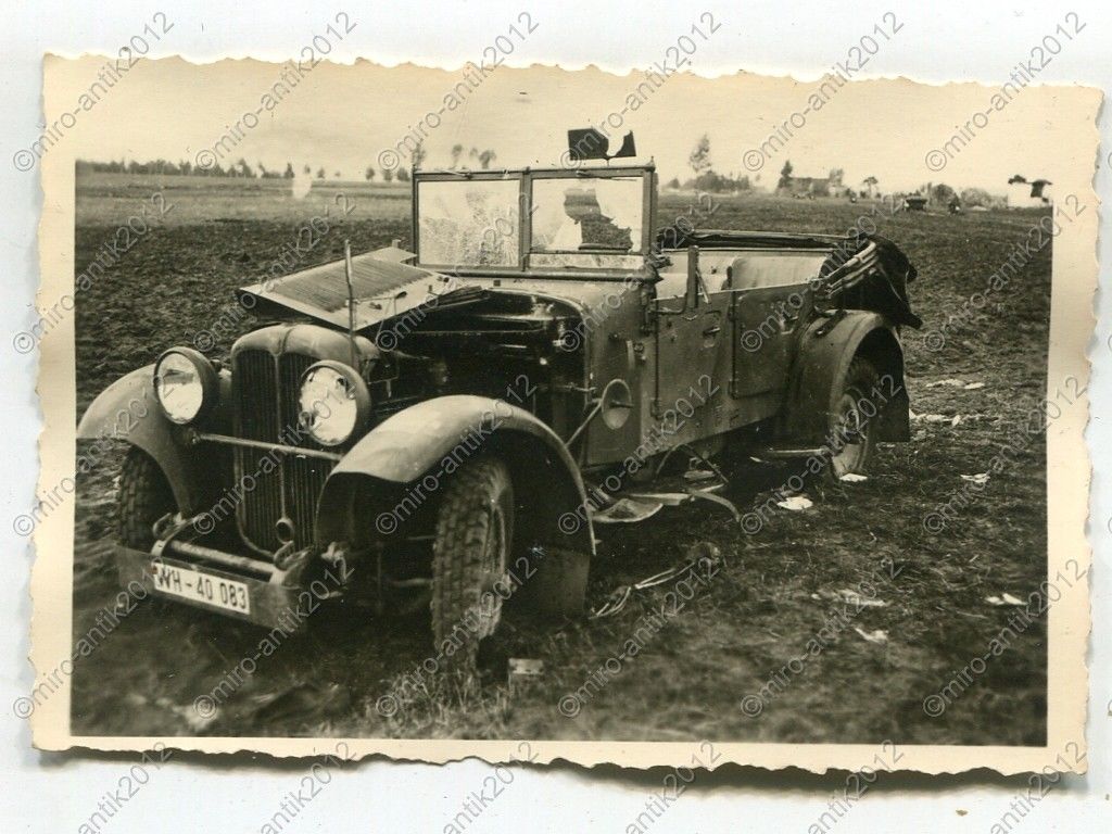 Foto, Wehrmacht, PKW, Stoewer M 12 RW Kübelwagen