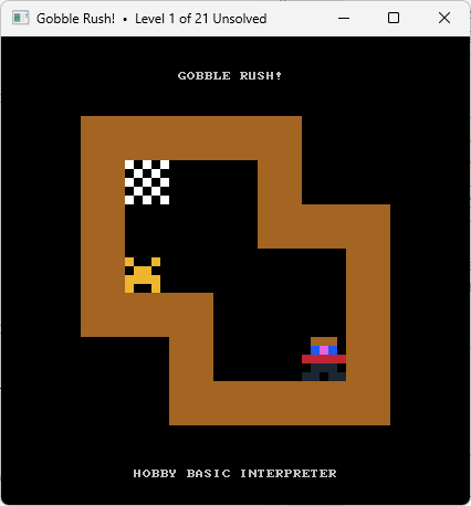 HOBBY BASIC GOBBLE RUSH PUZZLE WINDOWS11 CONSOLE 1