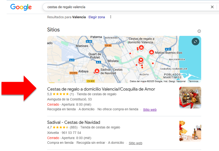 Presencia en Google Business