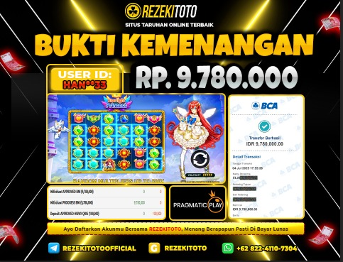 BUKTI KEMENANGAN 04 JULI 2025 STARLIGHT PRINCESS 9 JUTA 