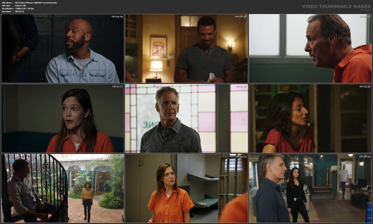 NCIS New Orleans S06E09 Convicted.mkv