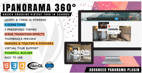 Codecanyon - iPanorama 360° v1.8.3 - Virtual Tour Builder for WordPress