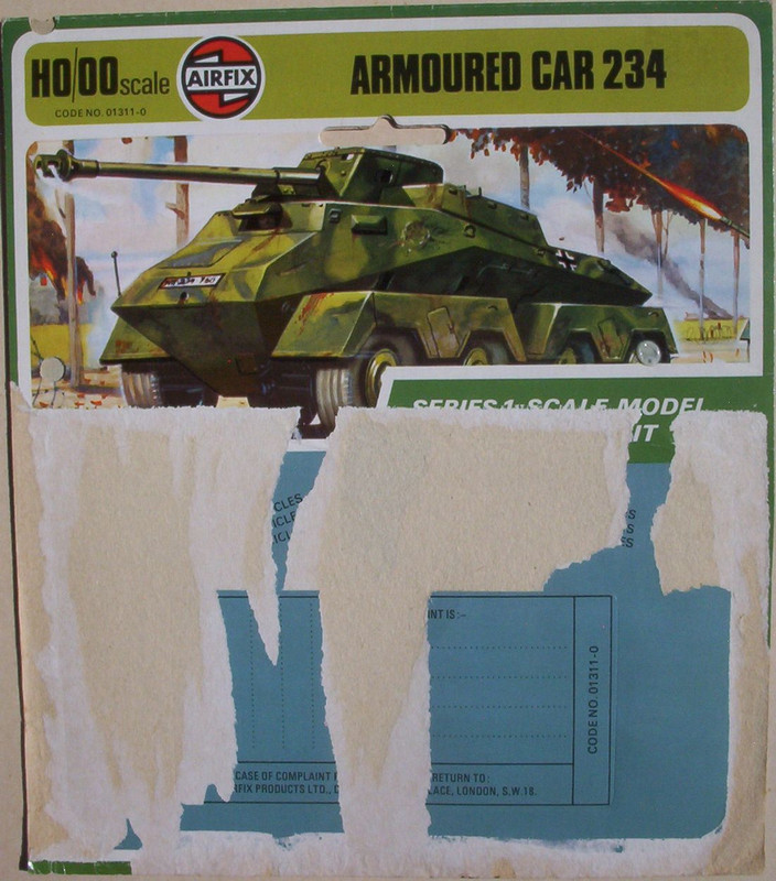 Airfix 76 Armoured Car 234 T4 Header