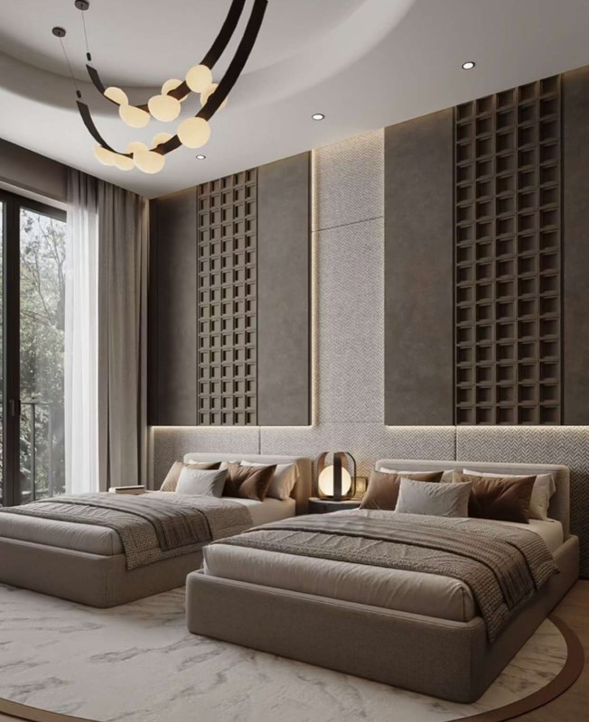 غرف النوم الرئيسية والأطفال