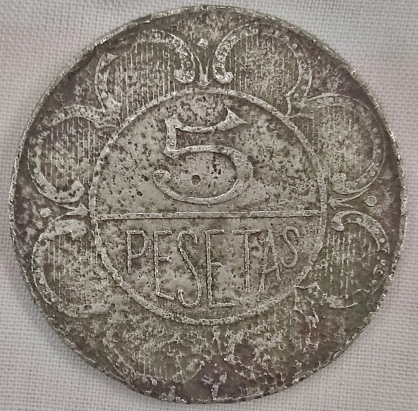 5 Pesetas de San Jorge. Thumbnail-1682276147481