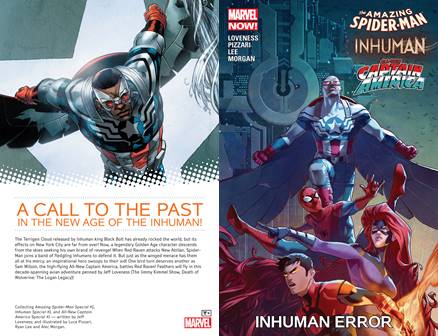 Amazing Spider-Man-Inhuman-All-New Captain America - Inhuman Error (2016)