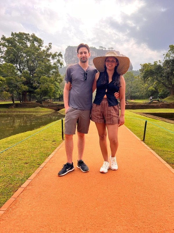 Guests on tour at Sigiriya