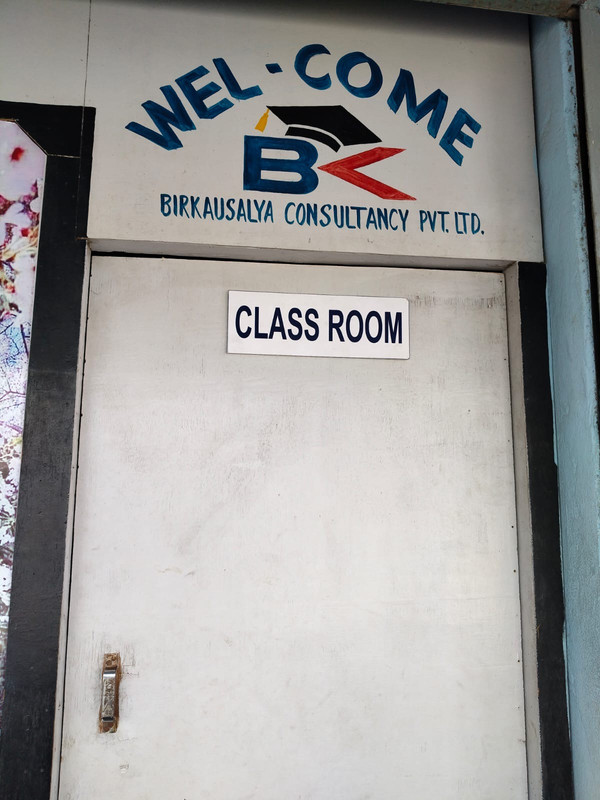 Entering the classroom