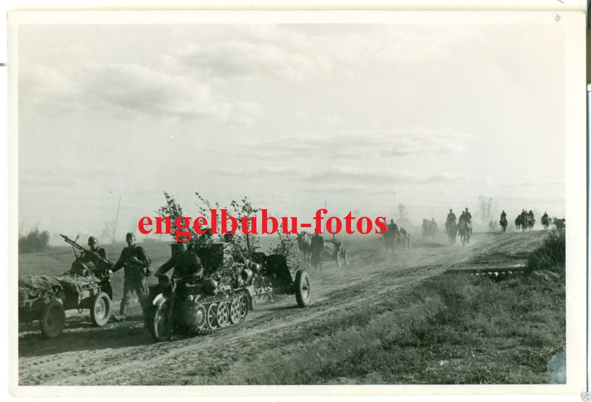 Ostfront - NSU-KETENKRAD - Motorrad -MG-Anhänger