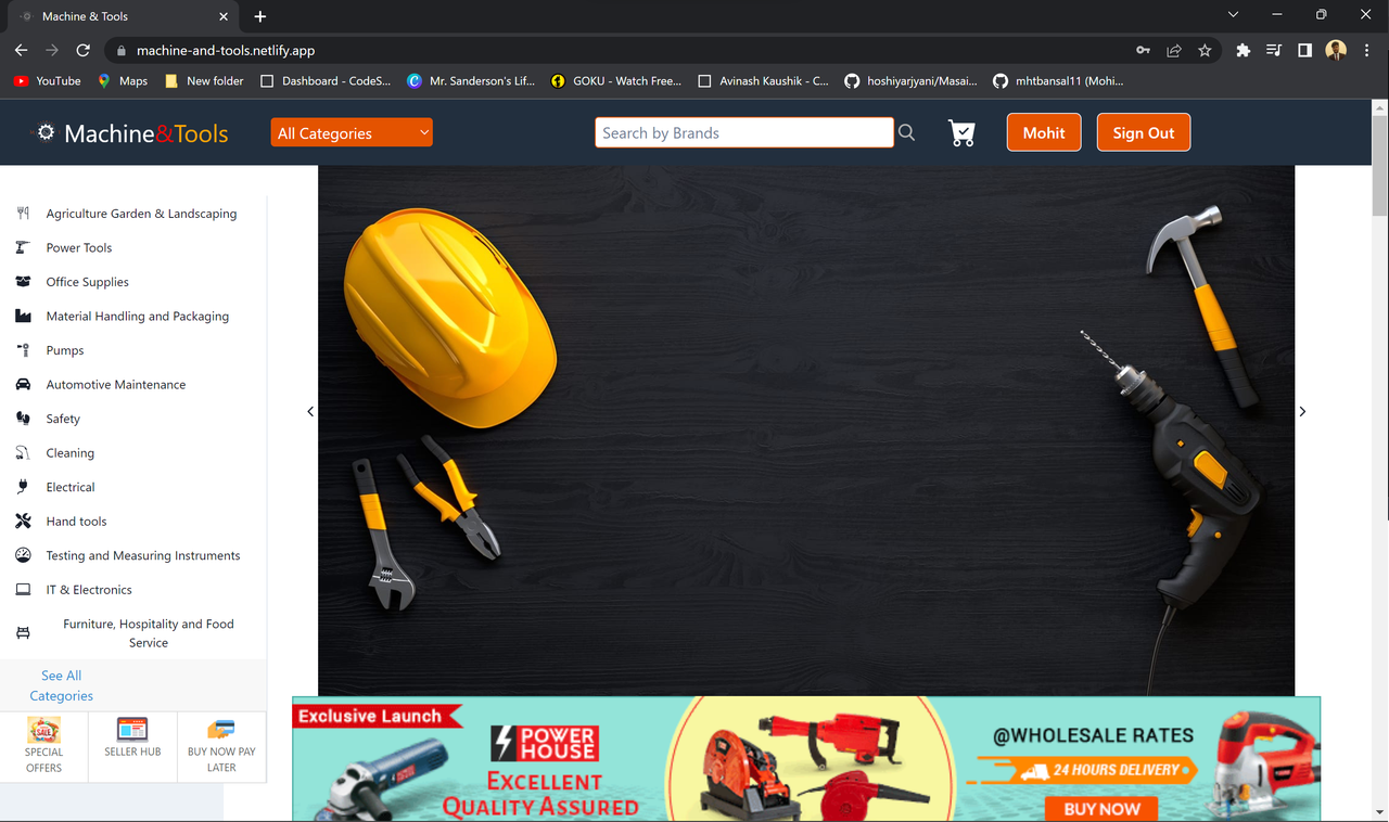homepage