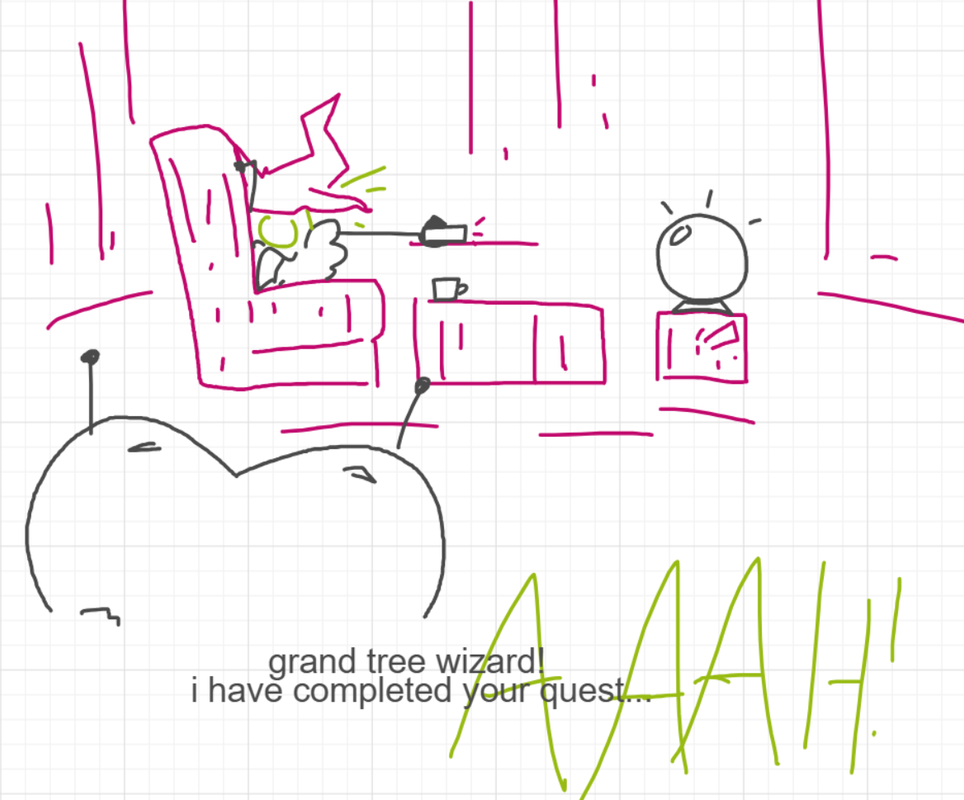 A panel from The Prime Number Few, episode eight of the Board Boards object show by Furretwalk/WalkingFurret.
