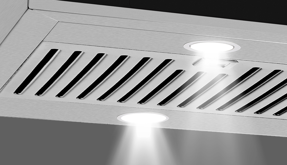 Extractor de Grasa Drija Quadrato Isla 90 Acero con diseño moderno y compacto.