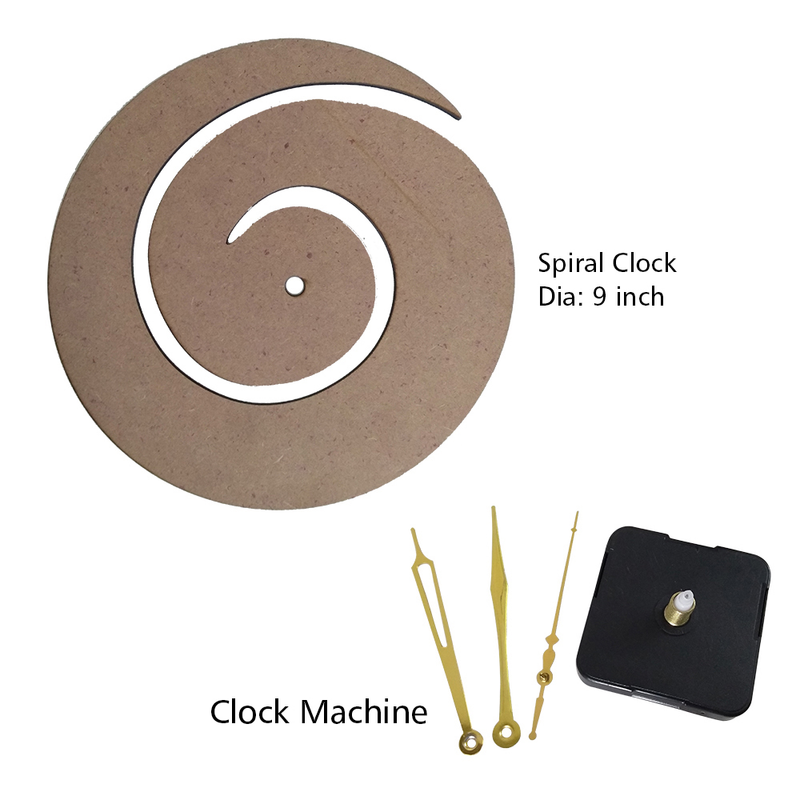 Pichwai Painting on Spiral Clock DIY Kit 