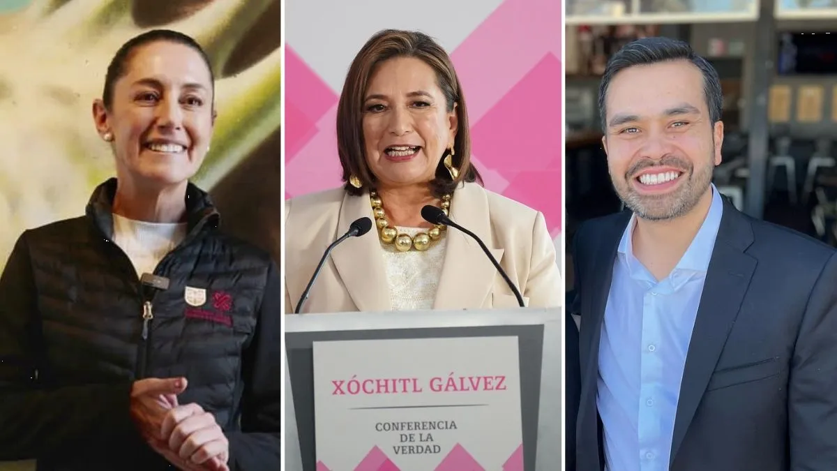 INE anuncia fechas de registro de Sheinbaum, Gálvez y Álvarez Máynez como candidatos