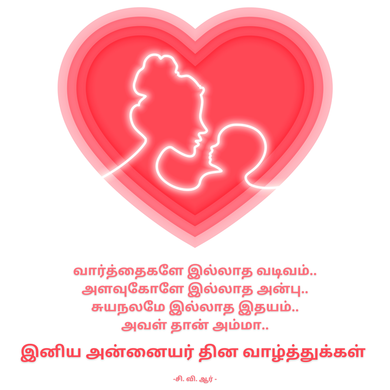 இனிய அன்னையர் தின வாழ்த்துக்கள்