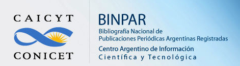 BINPAR (Bibliografía Nacional de Publicaciones Periódicas Registradas) CAICYT-CONICET