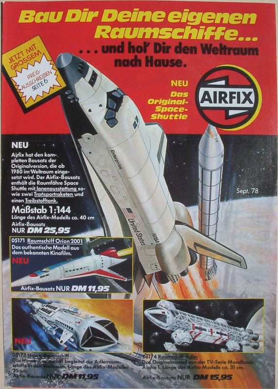 Airfix German Leaflet Sep. 1978