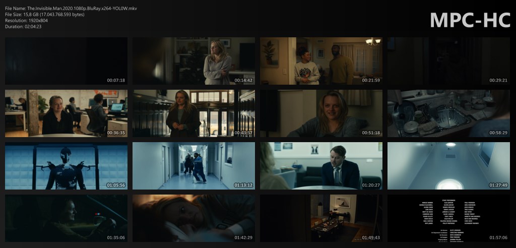 The Invisible Man 2020 1080p Blu Ray x264 YOL0W mkv thumbs