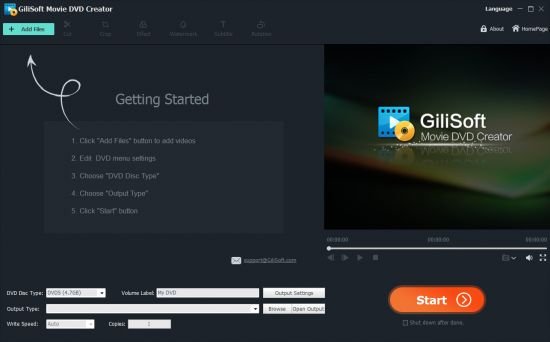 GiliSoft Movie DVD Creator 10.3