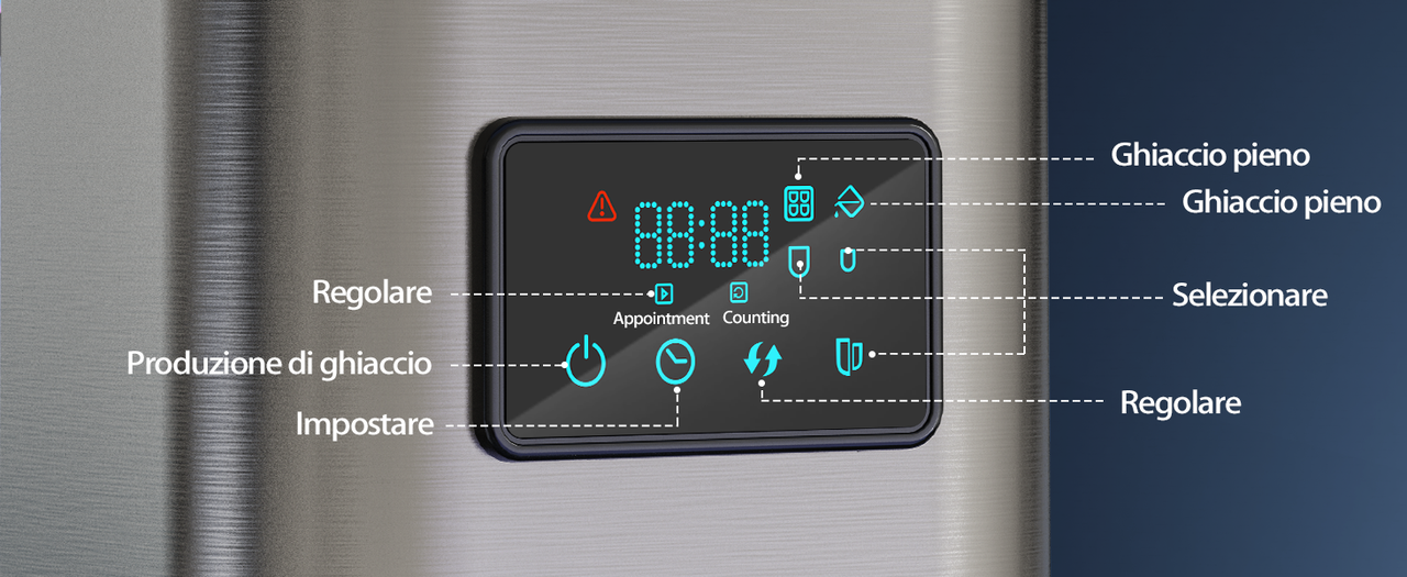 IceMaker macchina ghiaccio compatta