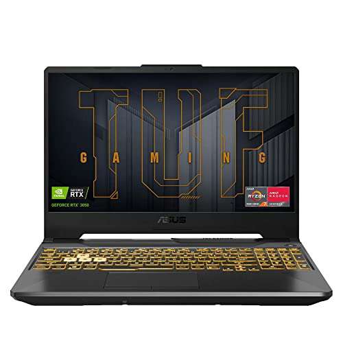 Amazon - Laptop gamer Asus TUF 15.6" FHD, Ryzen 7, RTX 3050, 8GB en RAM, 512 SSD. Precio con 15% de hsbc 
