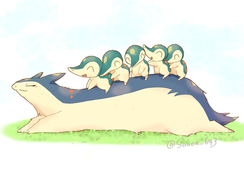 cyndaquil-and-typhlosion-pokemon-drawn-b