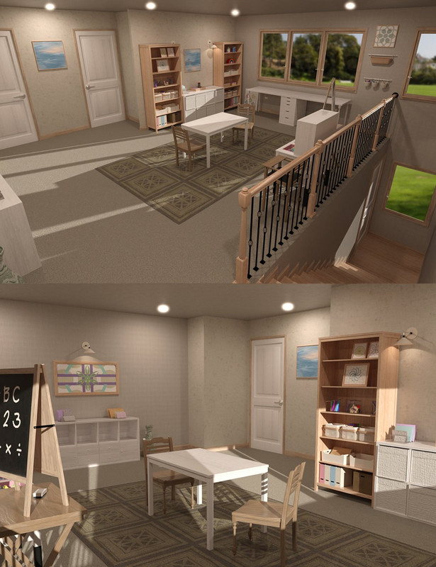 homeschoolroom00maindaz3d