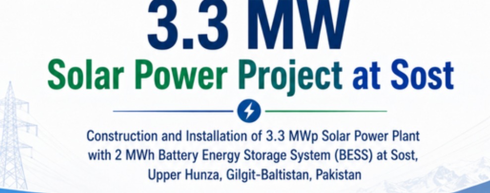3.3 MWp Solar Power Project — Sost, Upper Hunza
