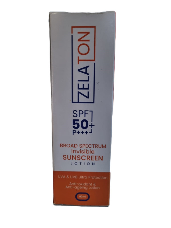 Zelaton Spf 50 Sunscreen Lotion 60Ml