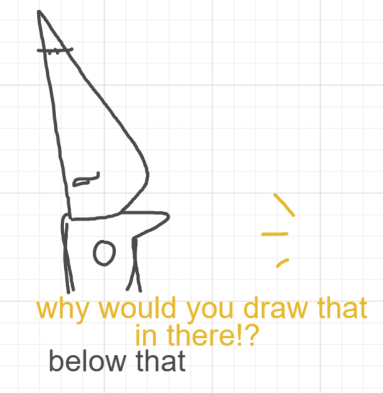 A panel from The Prime Number Few, episode eight of the Board Boards object show by Furretwalk/WalkingFurret.