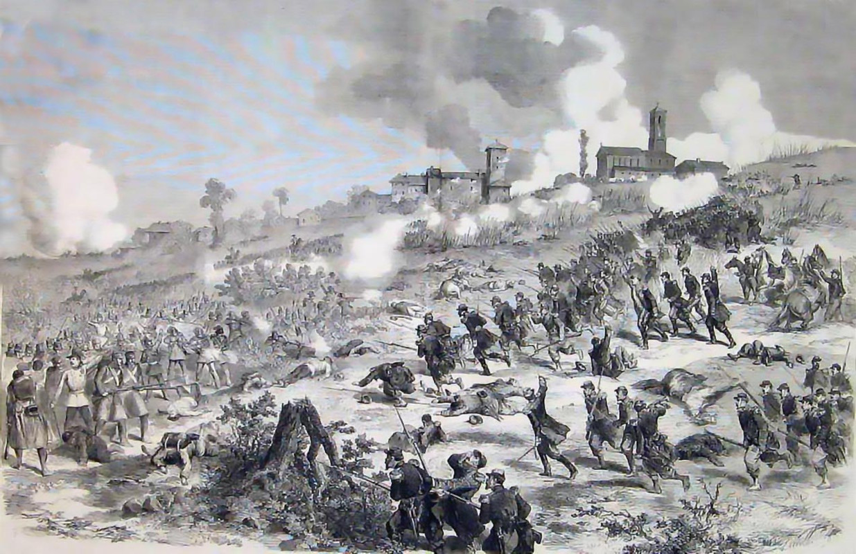 Franco Austriaca montebello guerra in italia por M Beauce