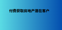 付费获取房地产潜在客户
