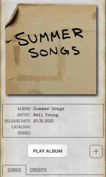 Neil Young   Summer Songs (2021)